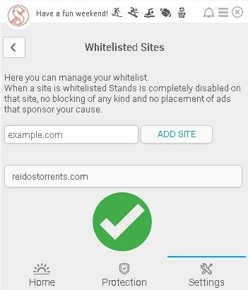 Fair AdBlocker App Whitelist