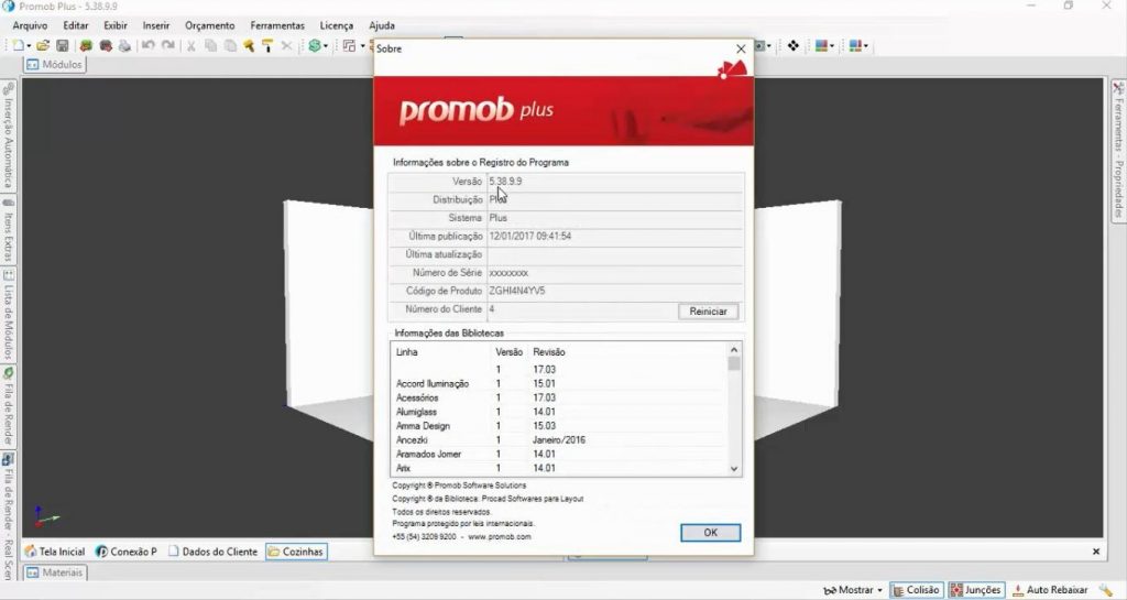 Promob Plus 2017 Render Up Plugins - v5.38.9.9