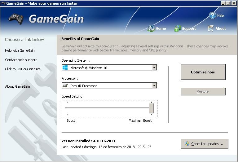 GameGain 4 + Serial