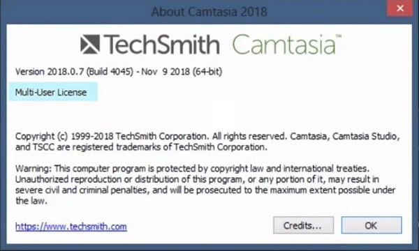 Camtasia 2018.0.7 + Crack