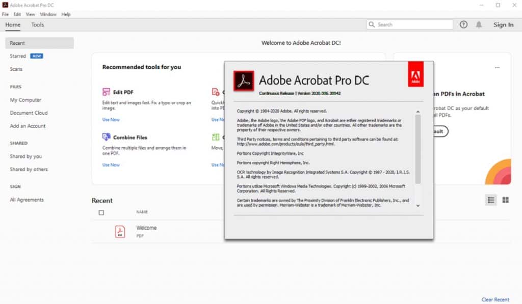 Adobe Acrobat Pro DC 2020 + Crack
